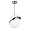 Cwi Lighting Gemini 1 Light Pendant With Polished Nickel Finish 1148P12-1-613 - alternate 2